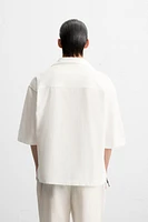 BOUCLÉ TEXTURE SHIRT
