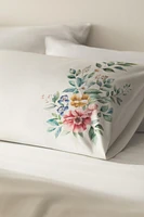 FLORAL PRINT COTTON PILLOWCASE