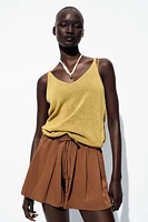 ELASTIC WAIST SHORTS