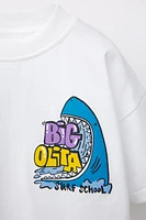 SHARK PRINT T-SHIRT