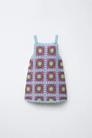 CROCHET KNIT DRESS
