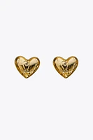 METAL HEART EARRINGS