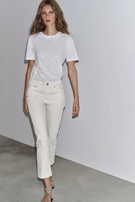 JEAN ZW COLLECTION BOOTCUT TAILLE HAUTE CROPPED