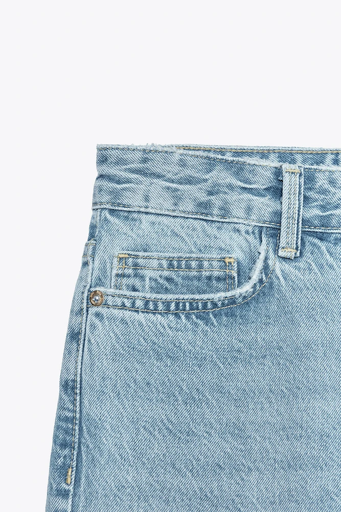 JEAN Z1975 COUPE DÉCONTRACTÉE TAILLE NORMALE REVERS SUR LE BAS
