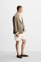 BERMUDA REGULAR FIT LIN - COTON ÉDITION LIMITÉE