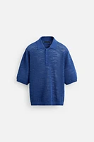 POLO EN MAILLE AJOURÉE