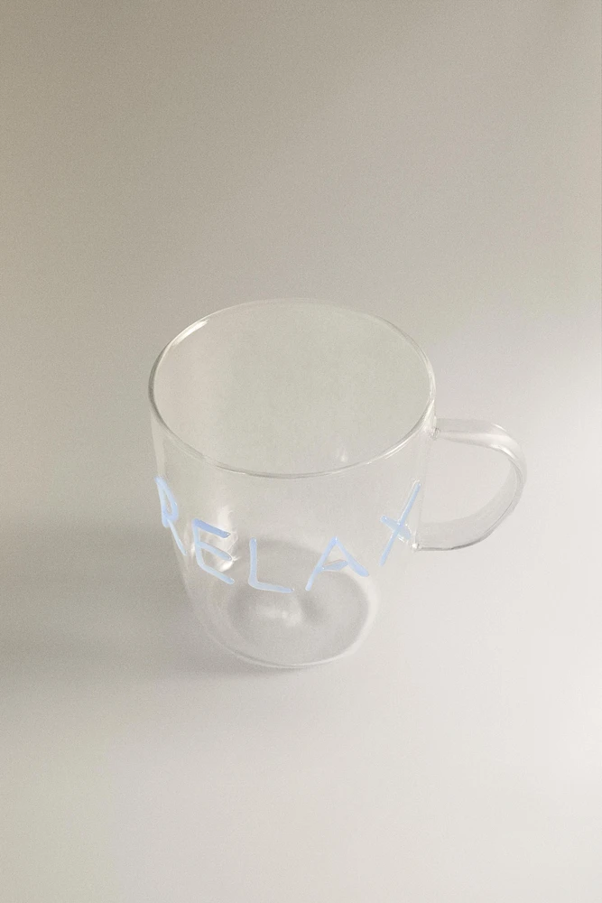 TASSE BOROSILICATE INSCRIPTION