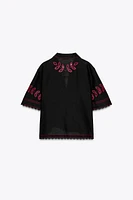 ZW COLLECTION EMBROIDERED SHIRT