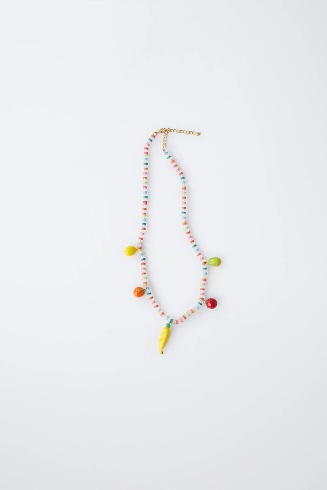 FRUIT BEAD NECKLACE