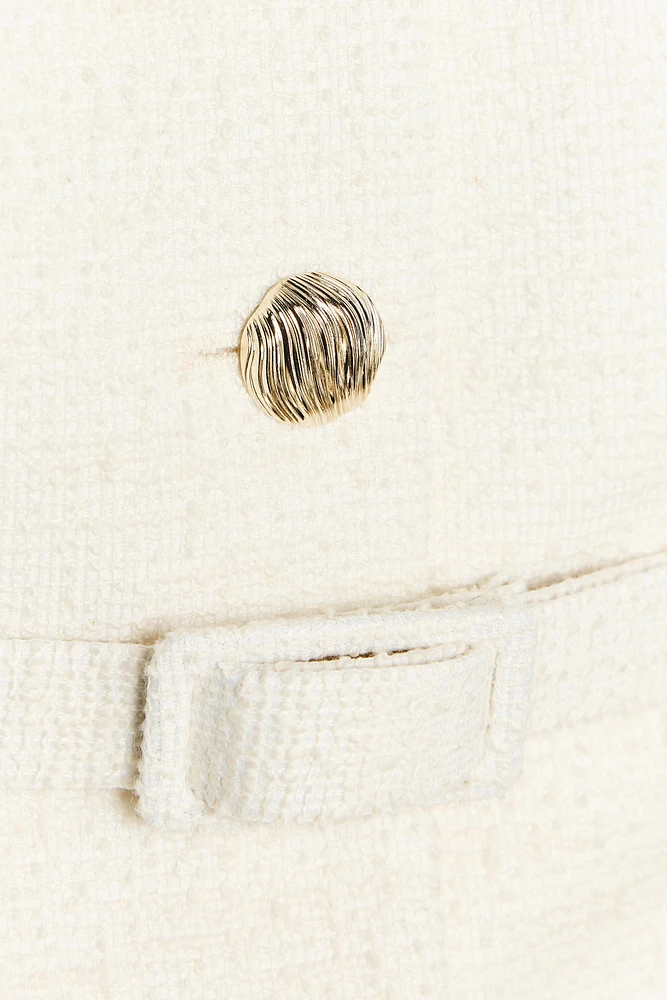 TEXTURED BELTED VEST