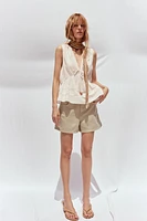 LACE TRIM SLEEVELESS TOP