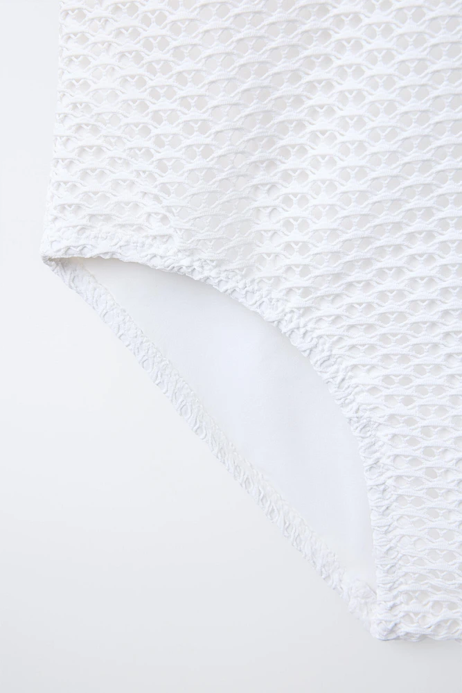6-14 ANS/ MAILLOT DE BAIN EN MAILLE CROCHET