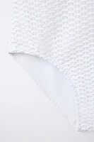 6-14 ANS/ MAILLOT DE BAIN EN MAILLE CROCHET