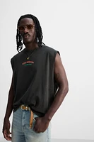 T-SHIRT DÉLAVÉ TANK IMPRIMÉS