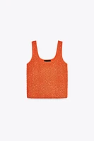 SEQUIN KNIT TOP