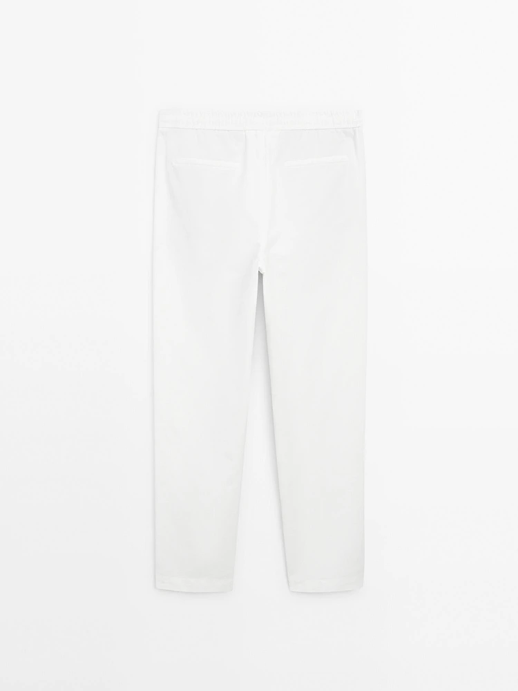 Pantalon de jogging en coton mélangé