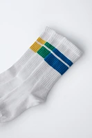 THREE-PACK OF STRIPED SOCKS