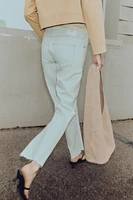Z1975 STRAIGHT HIGH-WAISTED CROSSOVER JEANS