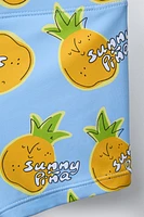 2-6 ANS/ BOXER DE BAIN ANANAS