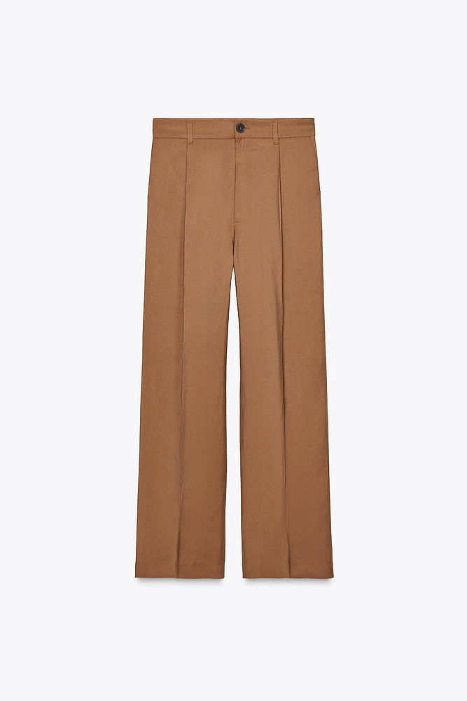 PANTALON À PLIS