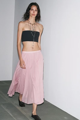 ZW COLLECTION FLared COTTON SKIRT