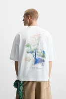 T-SHIRT IMPRIMÉ RELIEF