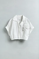 CHEMISE AVEC APPLIQUÉ FLEUR