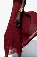 ROBE MIDI PLISSÉE