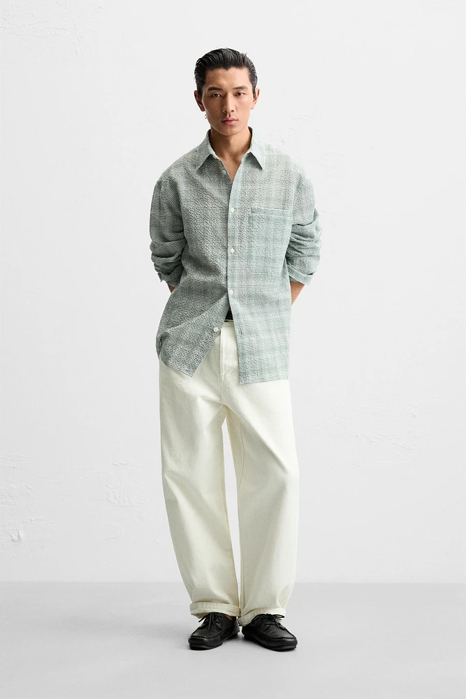 TEXTURED JACQUARD SHIRT