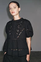 EMBROIDERED ROMANTIC BLOUSE ZW COLLECTION