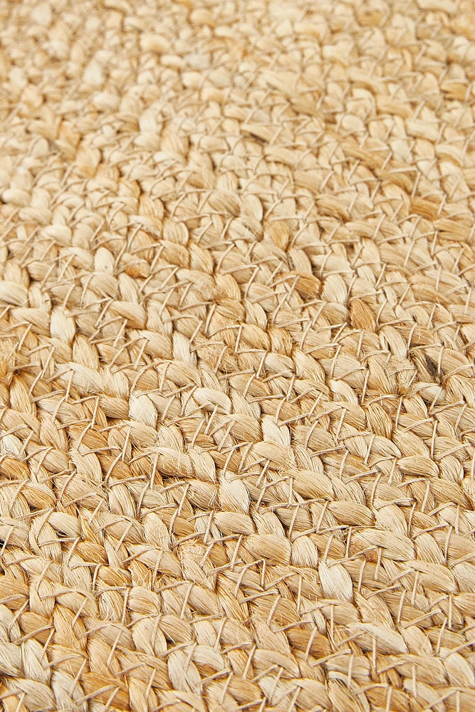 ROUND JUTE AREA RUG