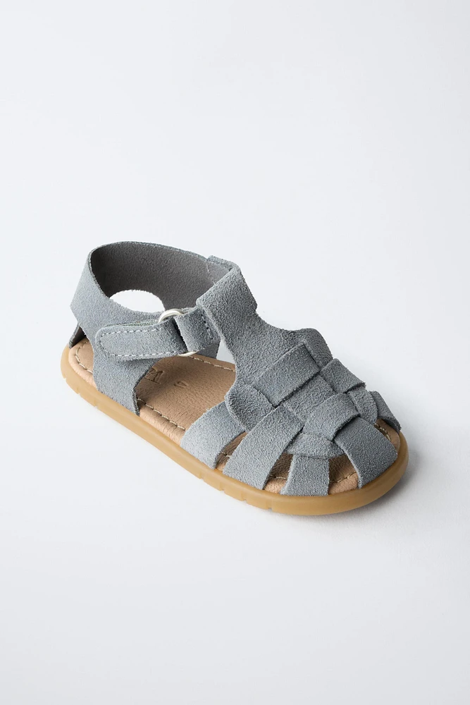 BAREFOOT LEATHER FISHERMAN SANDALS