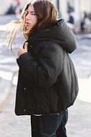 HOODED QUILTED JACKET