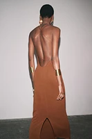 CUT OUT KNIT DRESS