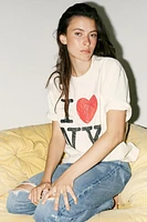 NY® WASHED EFFECT T-SHIRT