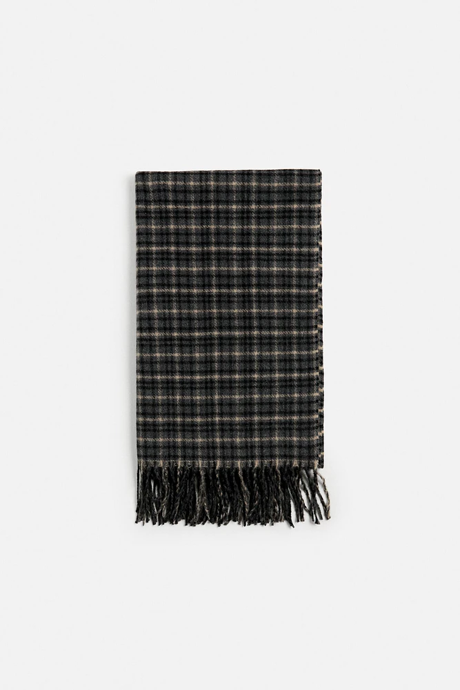 PLAID SCARF