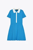 KNIT SHIRT DRESS