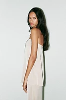 TOP SATINÉ BUSTIER
