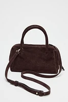 SPLIT LEATHER BOWLING BAG