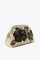 SMALL BAG WITH FLORAL EMBROIDERY