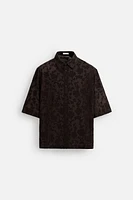 CHEMISE FLUIDE EN JACQUARD