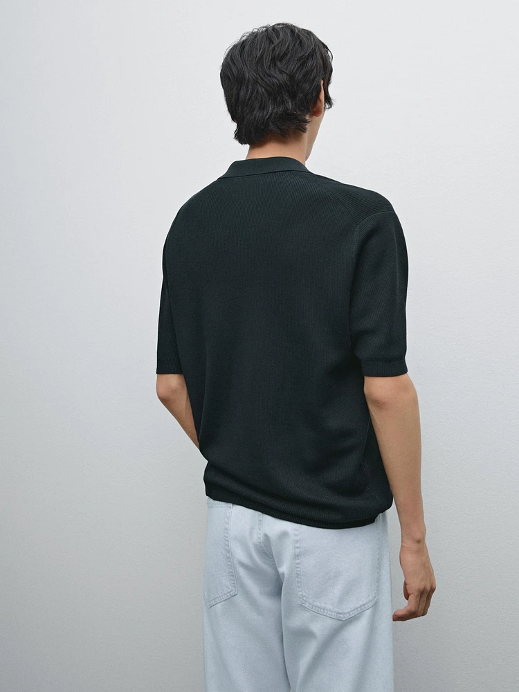 Polo manches courtes en coton mercerisé