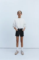 STRETCH DENIM SHORTS