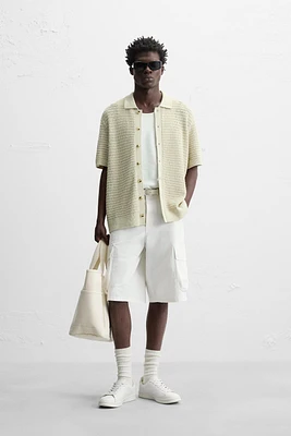 CROCHET TEXTURED SHIRT