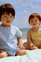 GINGHAM ROMPER