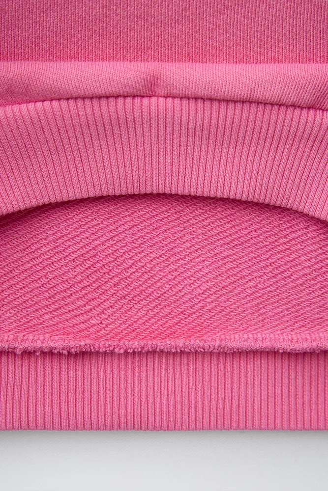 NUMBER PRINT SWEATSHIRT