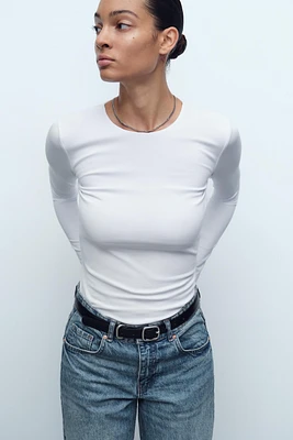 T-SHIRT À MANCHES LONGUES