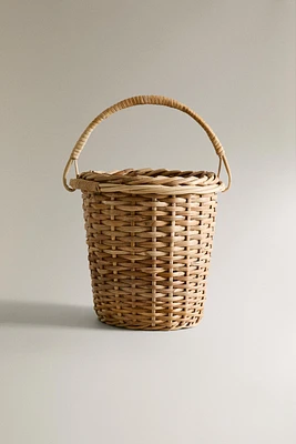 CORBEILLE OSIER TRESSÉ