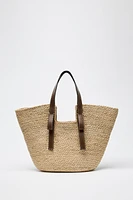 WOVEN SHOPPER BAG