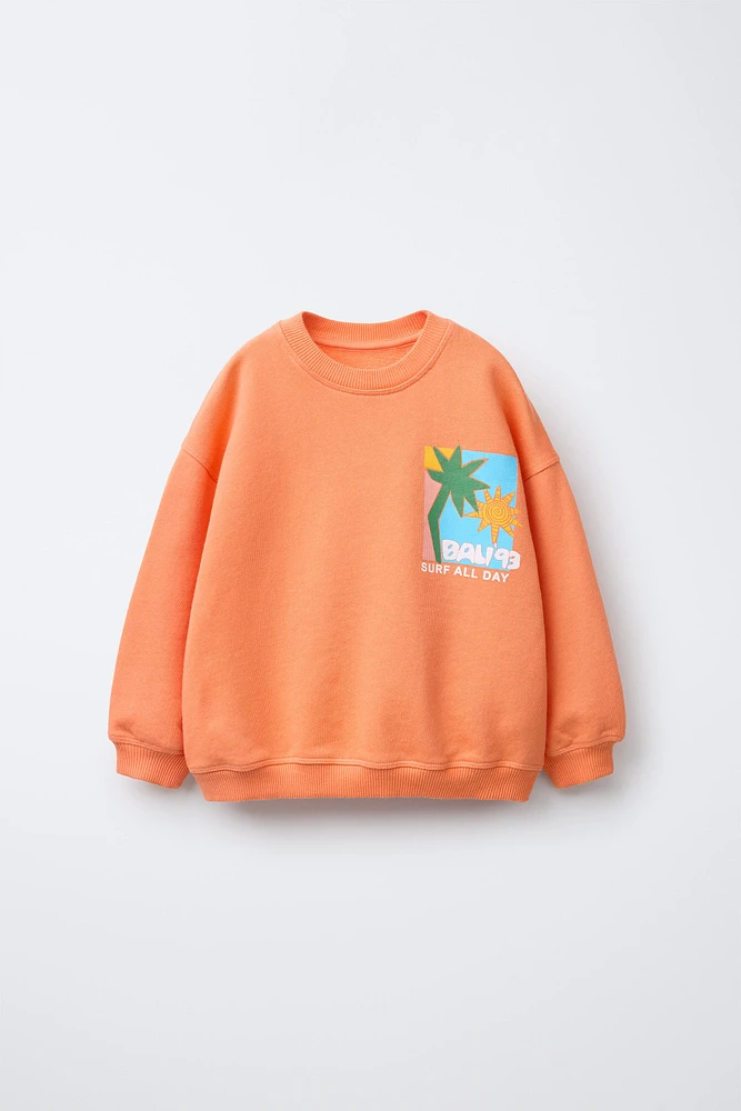SWEAT IMPRIMÉ SURF
